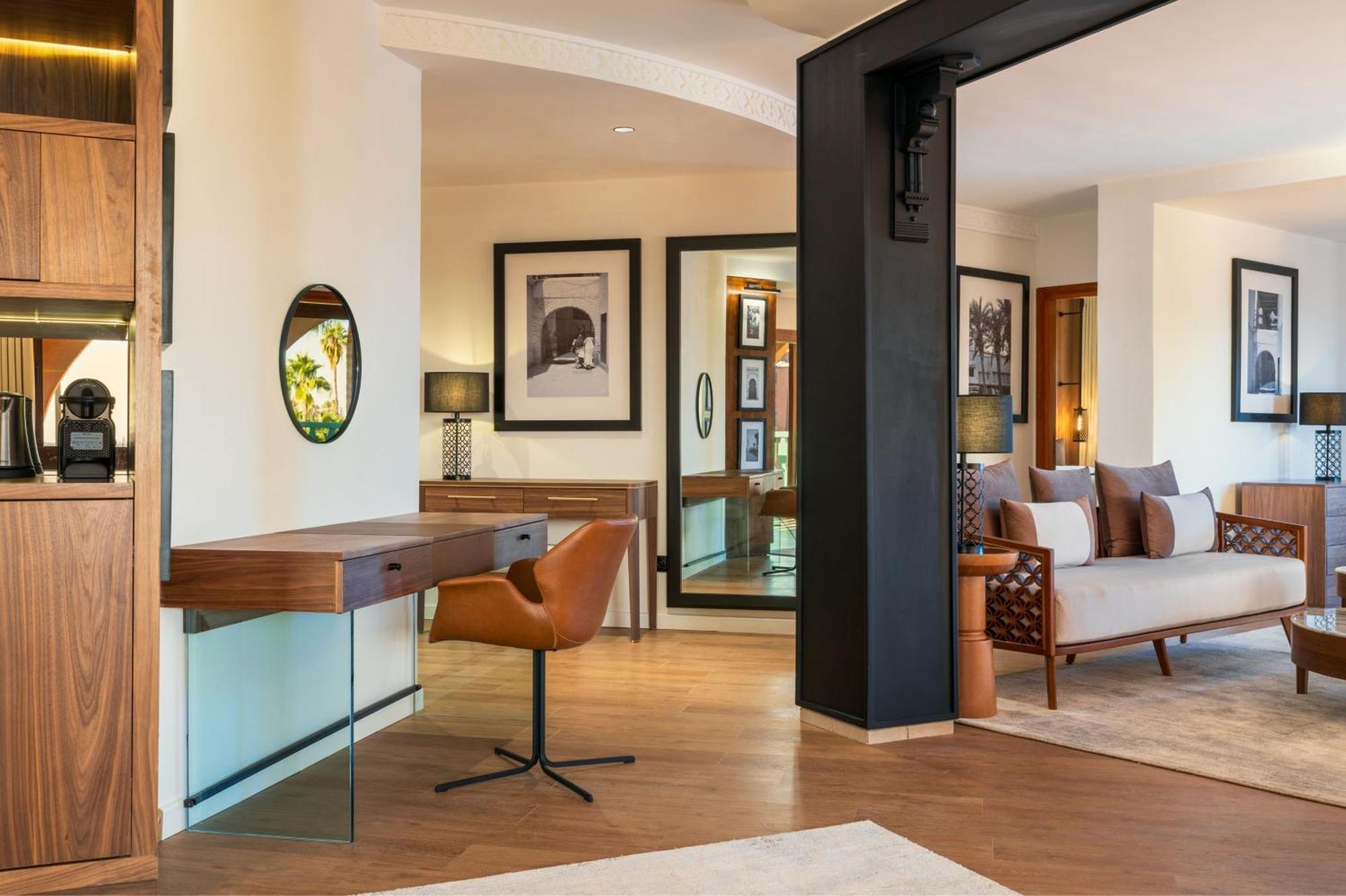 Suite Présidentielle 2 Chambres avec Vue sur les Jardins de Menara et Terrasse